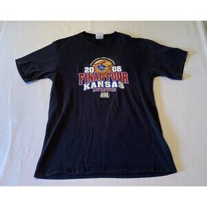 Kansas Jayhawks KU T-Shirt Mens Large 2008 Final Four NCAA National